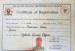 Isaac Habimana certificate